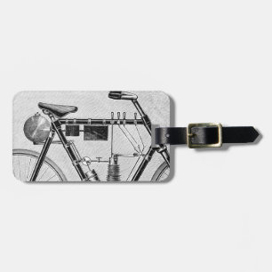 Etiqueta De Bagagem Motocicleta de Petrolette Omega, 1895