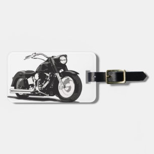 Etiqueta De Bagagem Motocicleta preta