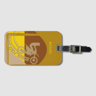 Etiqueta De Bagagem Motocross dirtbike moto-x mx