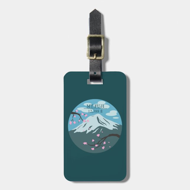 Etiqueta De Bagagem Mt. Fuji Altitude (Frente Vertical)