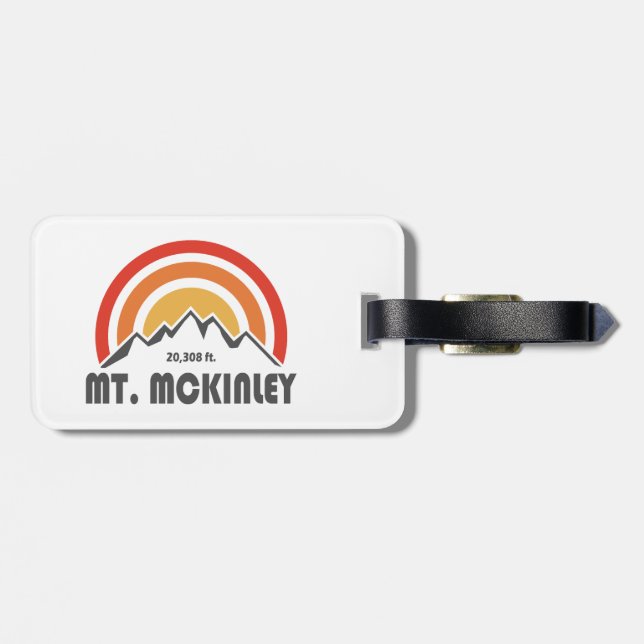 Etiqueta De Bagagem Mt. McKinley Alasca (Traseira Horizontal)