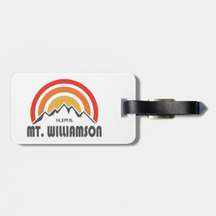 Etiqueta De Bagagem Mt. Williamson California