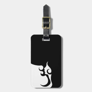 Etiqueta De Bagagem Mulher do Retro Mod