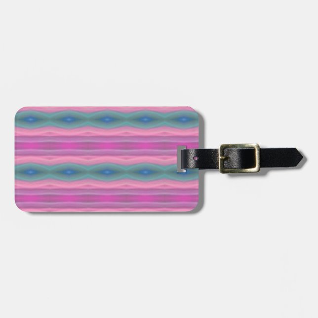 Etiqueta De Bagagem Música rosa (Frente Horizontal)