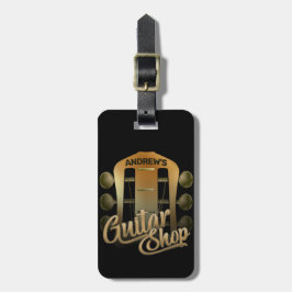 Etiqueta De Bagagem Músico de Compro de Música Rock