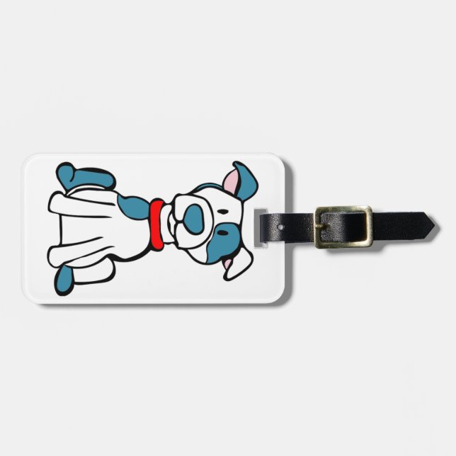 Etiqueta De Bagagem Mutt (Frente Horizontal)