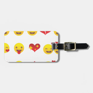 Etiqueta De Bagagem Namorados Emojis