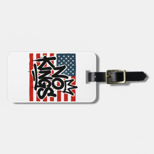 Etiqueta De Bagagem Não Há Reis Na América Salvar Democracia Eu Discor