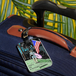 Etiqueta De Bagagem Não seja um turista, bagagem