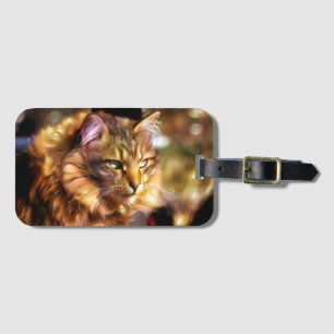 Etiqueta De Bagagem Nari e o Sol Ouro