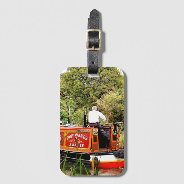 ETIQUETA DE BAGAGEM NARROWBOATS CANAIS (Frente Vertical)