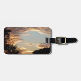 Etiqueta De Bagagem nascente ouro