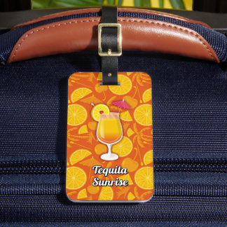Etiqueta De Bagagem Nascer do sol de tequila