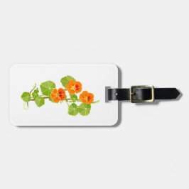 Etiqueta De Bagagem Nasturtium Nostalgic