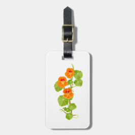 Etiqueta De Bagagem Nasturtium Nostalgic