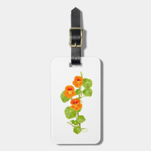 Etiqueta De Bagagem Nasturtium Nostalgic