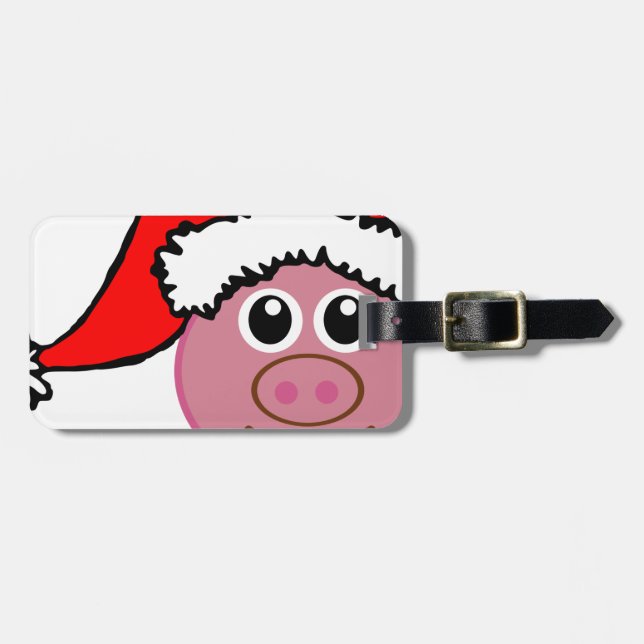 Etiqueta De Bagagem natal (Frente Horizontal)