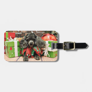 Etiqueta De Bagagem Natal - caniche de brinquedo - Annie