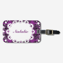 Natalie Lace & Damask Victorian Adicione seu nome