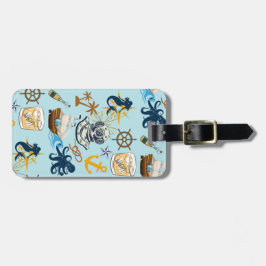 Etiqueta De Bagagem Nautical Bachelor Party