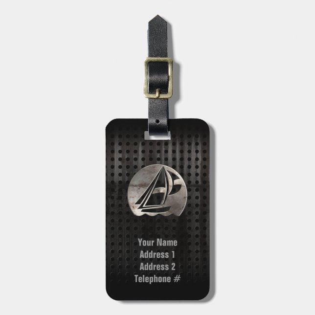 Etiqueta De Bagagem Navigação; Legal (Frente Vertical)