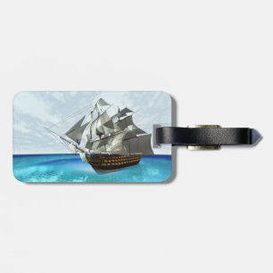 Etiqueta De Bagagem Navio a Vela