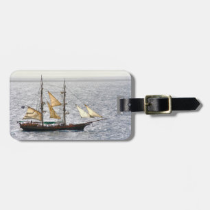 Etiqueta De Bagagem Navio de pirata