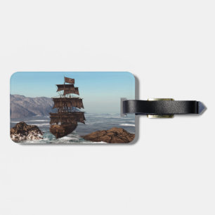Etiqueta De Bagagem Navio Pirata