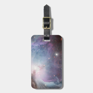 Etiqueta De Bagagem Nebulosa Orion Astronomia azul marrom bege céu est