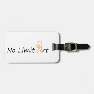 Etiqueta De Bagagem NENHUMA ARTE LIMITADA & assinar PAZ - LIBERDADE -