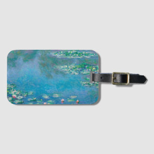 Etiqueta De Bagagem Nenúfares por Claude Monet Pintura de Arte Fina