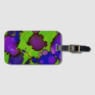 Etiqueta De Bagagem Neon Bloomstorm