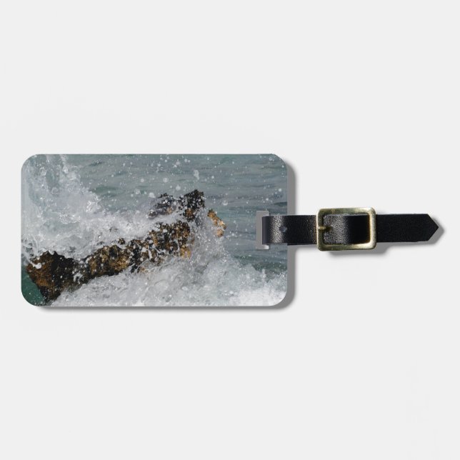 Etiqueta De Bagagem Névoa do Mar (Frente Horizontal)