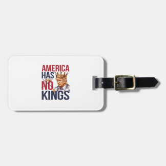 Etiqueta De Bagagem No Kings In America Funny America Has No King Poli