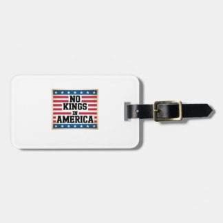 Etiqueta De Bagagem No Kings In America USA Vintage Graphic