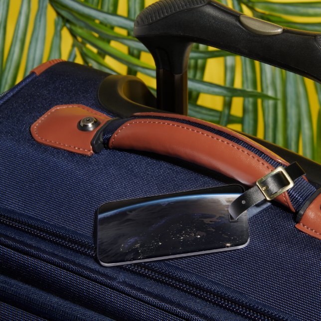 Etiqueta De Bagagem Noite, Extremo Norte Europa (Frente Insitu 3)