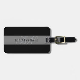 Etiqueta De Bagagem Nome comercial/outro texto de script editável eleg