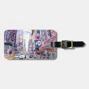 Etiqueta De Bagagem Nome customizável do viagem da Nova Iorque NYC