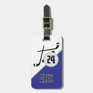 Etiqueta De Bagagem Nome de Hockey Personalizado Número de Grupo Marca