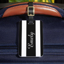 Nome do Padrão Modern Black and White Stripes