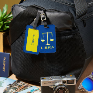 Etiqueta De Bagagem Nome Personalizado de Sinal de Estrela de Escala d