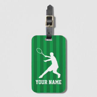 Etiqueta De Bagagem Nome personalizado do campeão do tênis do campeão