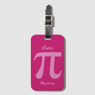 Etiqueta De Bagagem Nome personalizado Pi / Pie Cutie