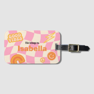 Etiqueta De Bagagem Nome Personalizável do Quadro de Verificação do Gr