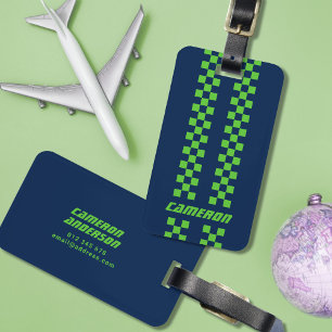 Etiqueta De Bagagem Nomeie Cores Totalmente Personalizadas com Duplas 