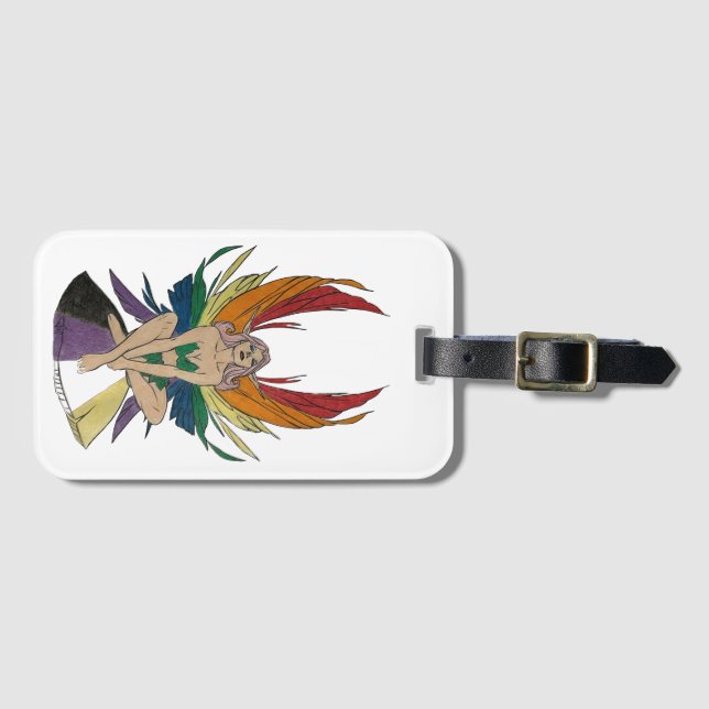 Etiqueta De Bagagem Non-binary Faerie (Frente Horizontal)