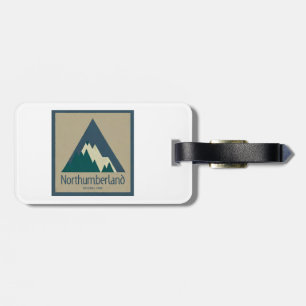 Etiqueta De Bagagem Northumberland National Park Rustic