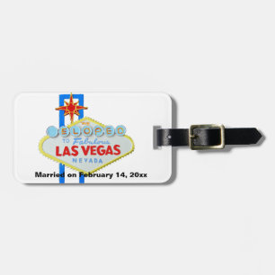 Etiqueta De Bagagem Nós Eloped a Las Vegas que Wedding a lembrança