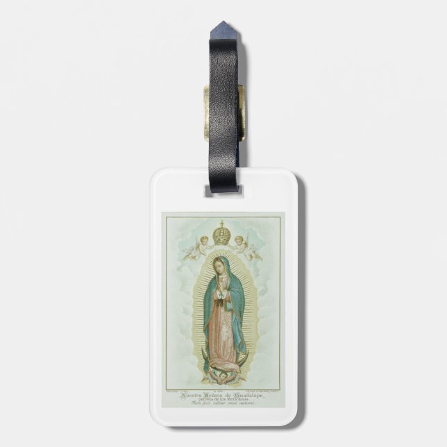 Etiqueta De Bagagem Nossa Senhora de Guadalupe (Traseira Vertical)