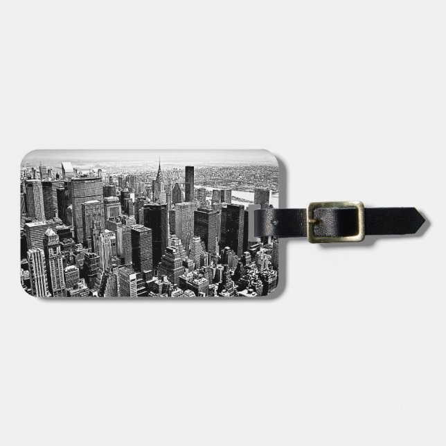 Etiqueta De Bagagem Nova Iorque (Frente Horizontal)
